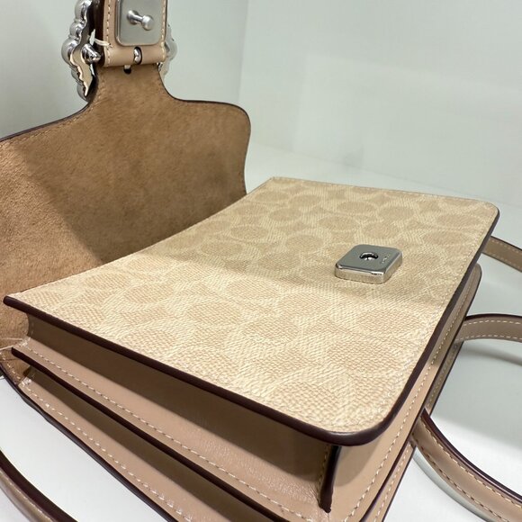 Coach Courtney Top Handle Bag In Signature Canvas CCE22 - Picture 4 of 6